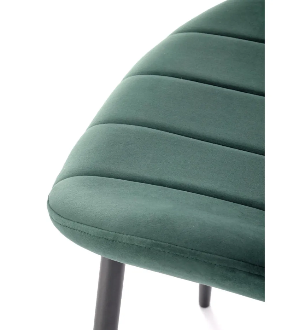Krzesło K538 85 cm ciemno zielony*Halmar Outlet