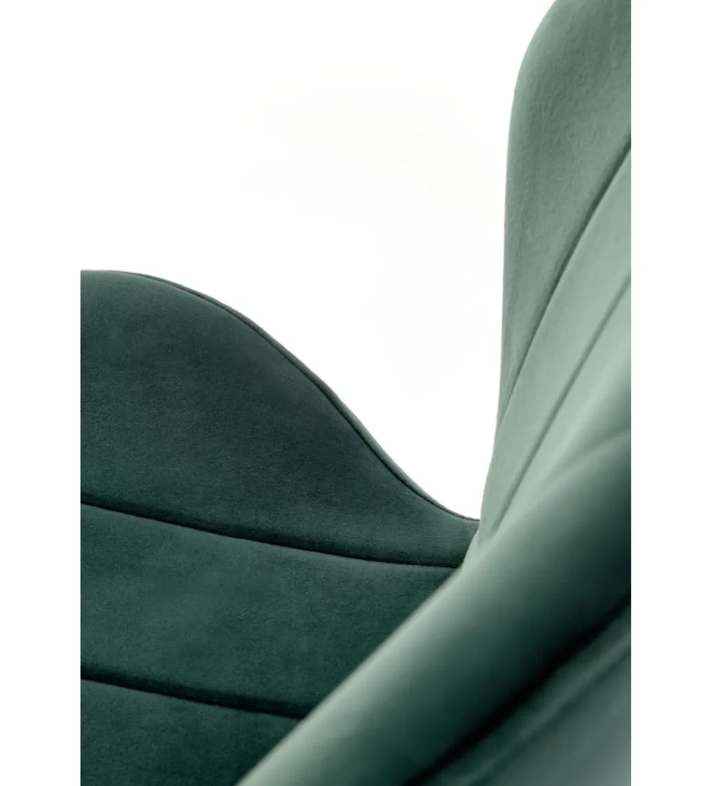 Krzesło K538 85 cm ciemno zielony*Halmar Outlet