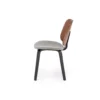 Krzesło K563 77 cm orzechowy popielaty czarny*Halmar New