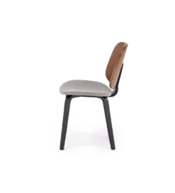 Krzesło K563 77 cm orzechowy popielaty czarny*Halmar New