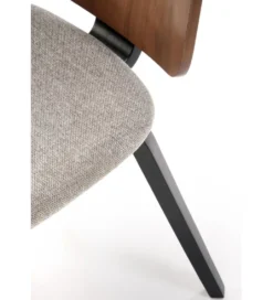 Krzesło K563 77 cm orzechowy popielaty czarny*Halmar New
