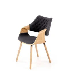 Krzesło K396 naturalny czarny*Halmar Discount