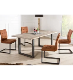 Krzesło Konsolowe Oxford brązowe*Invicta Interior Discount