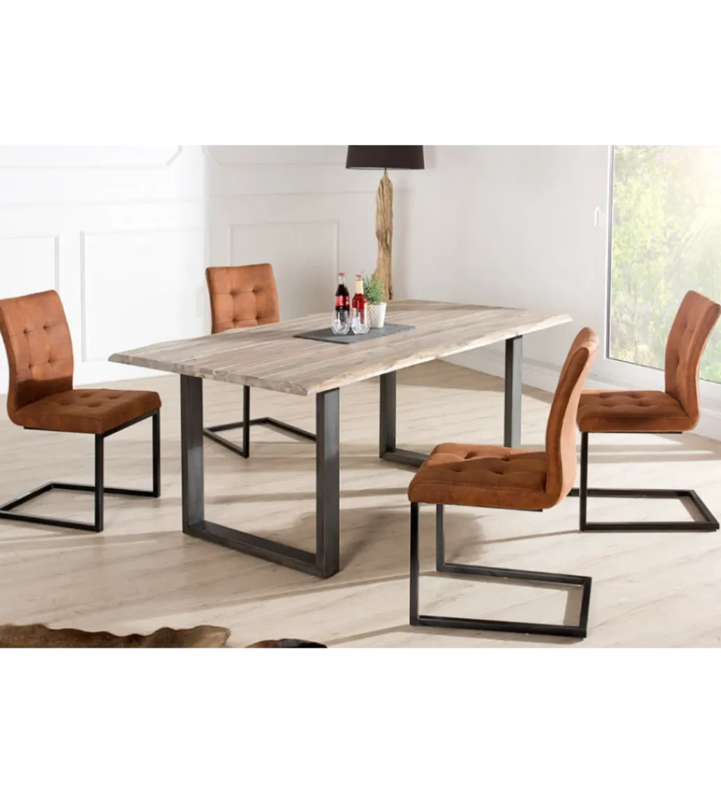 Krzesło Konsolowe Oxford brązowe*Invicta Interior Discount
