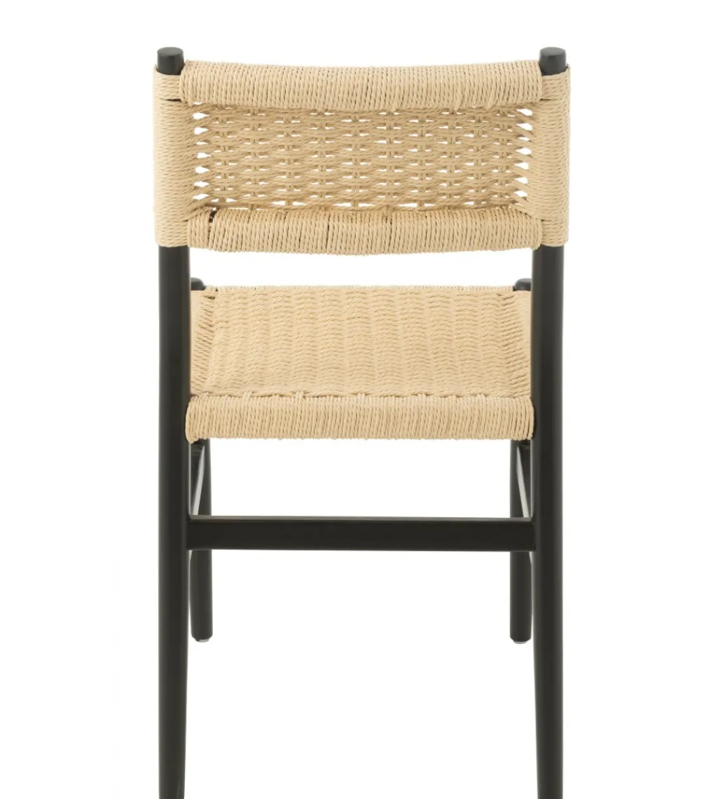 Krzesło LAP 87 cm drewno bukowe czarne*J-Line