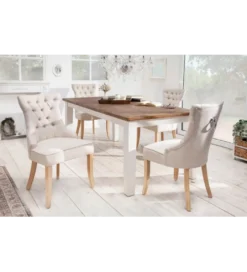 Krzesło LORENA beżowe*Invicta Interior Discount