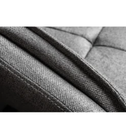 Krzesło Lounger obrotowe 180 stopni szare*Invicta Interior New