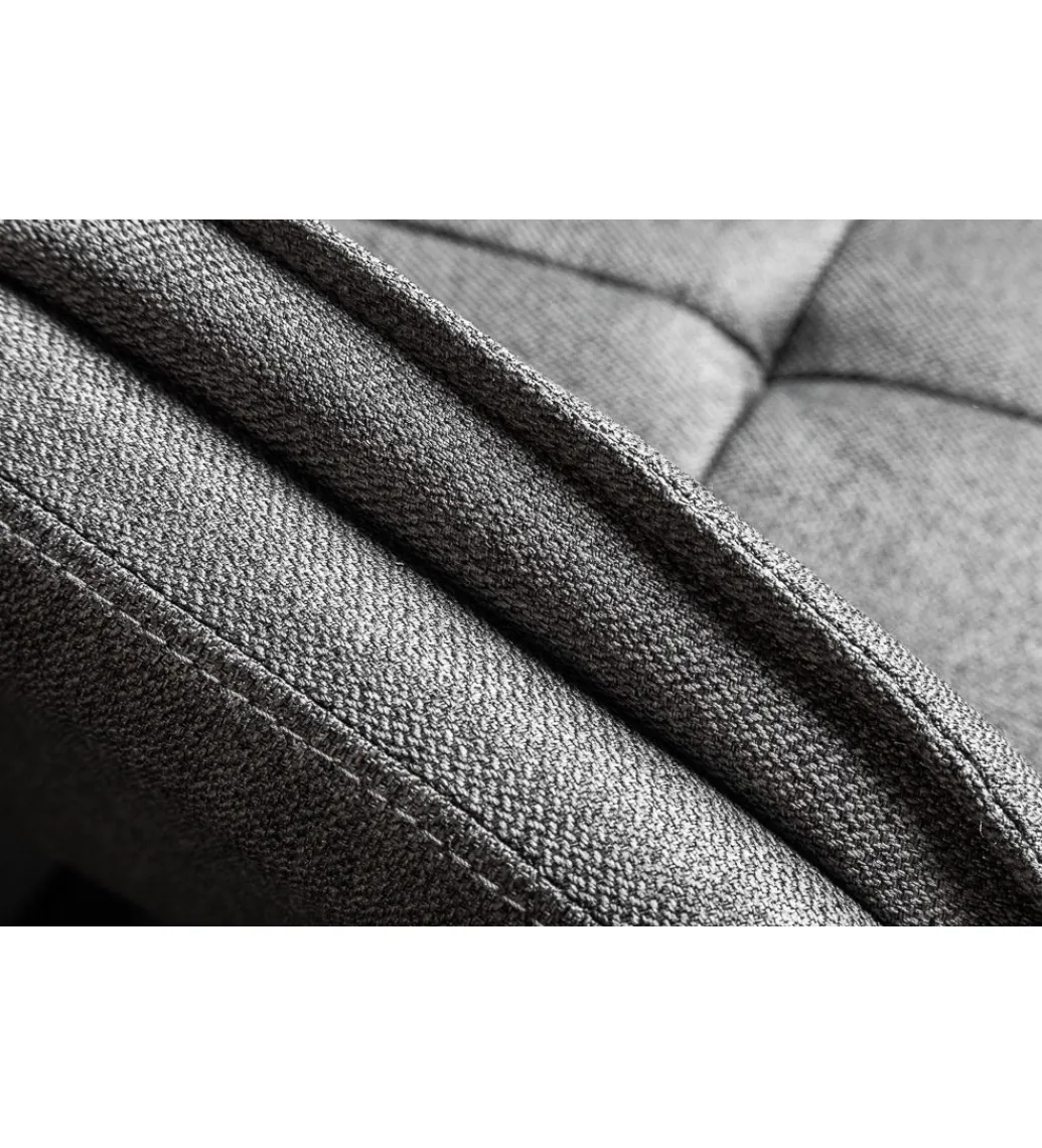 Krzesło Lounger obrotowe 180 stopni szare*Invicta Interior New
