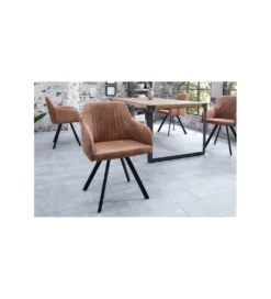 Krzesło Lucca antyczny brąz*Invicta Interior Outlet