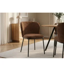 Krzesło LYON 75 cm brązowe*Invicta Interior Online