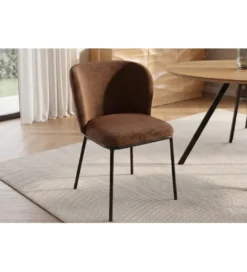 Krzesło LYON 75 cm brązowe*Invicta Interior Online