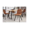 Krzesło MARBELLA brązowe*Invicta Interior New