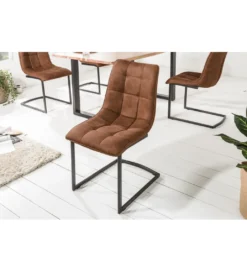 Krzesło MIAMI brązowe*Invicta Interior Online