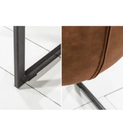 Krzesło MIAMI brązowe*Invicta Interior Online
