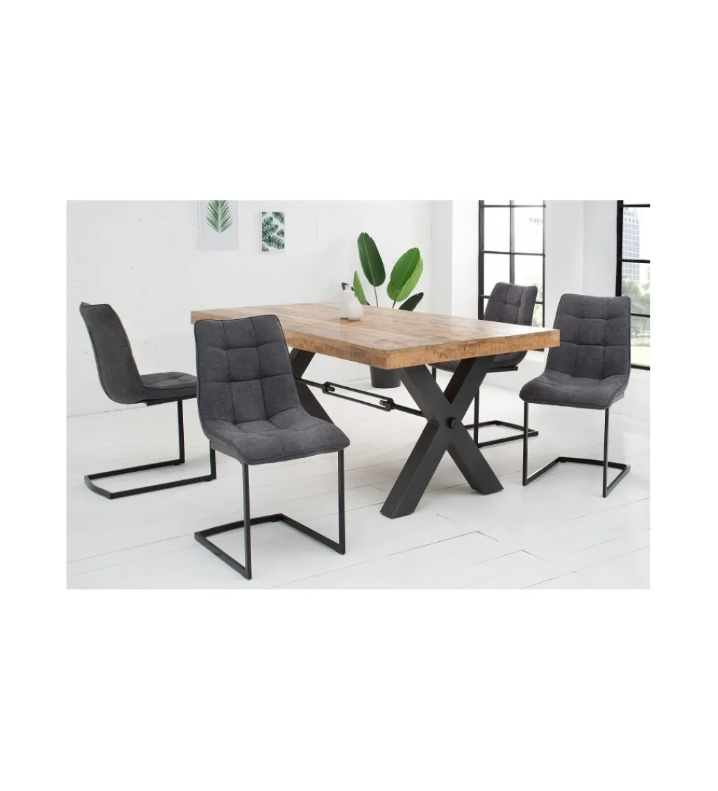 Krzesło MIAMI Ciemnoszare*Invicta Interior New