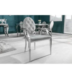 Krzesło Modern Barock Szare*Invicta Interior New