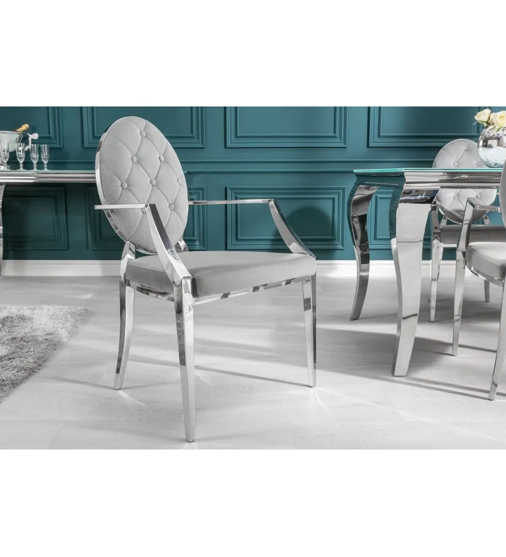 Krzesło Modern Barock Szare*Invicta Interior New