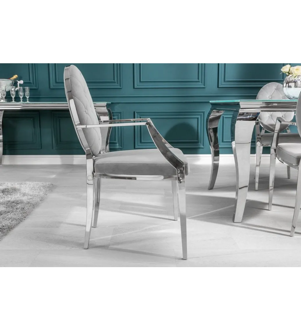 Krzesło Modern Barock Szare*Invicta Interior New