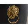 Krzesło MODERN BAROCK welwet czarny złote nogi*Invicta Interior New
