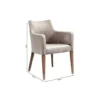 Krzesło Mode Velvet Grey*KARE Discount