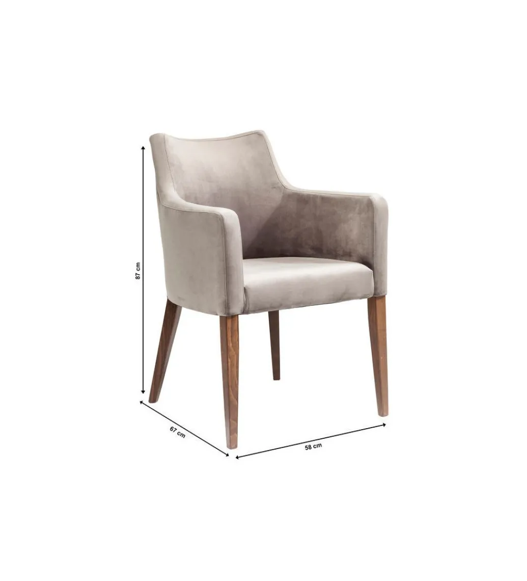 Krzesło Mode Velvet Grey*KARE Discount