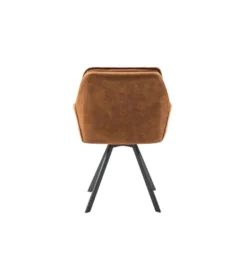 Krzesło Mr Lounger obrotowe 180 stopni jasnobrązowe*Invicta Interior New