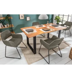 Krzesło MUSTANG w kolorze taupe*Invicta Interior Outlet