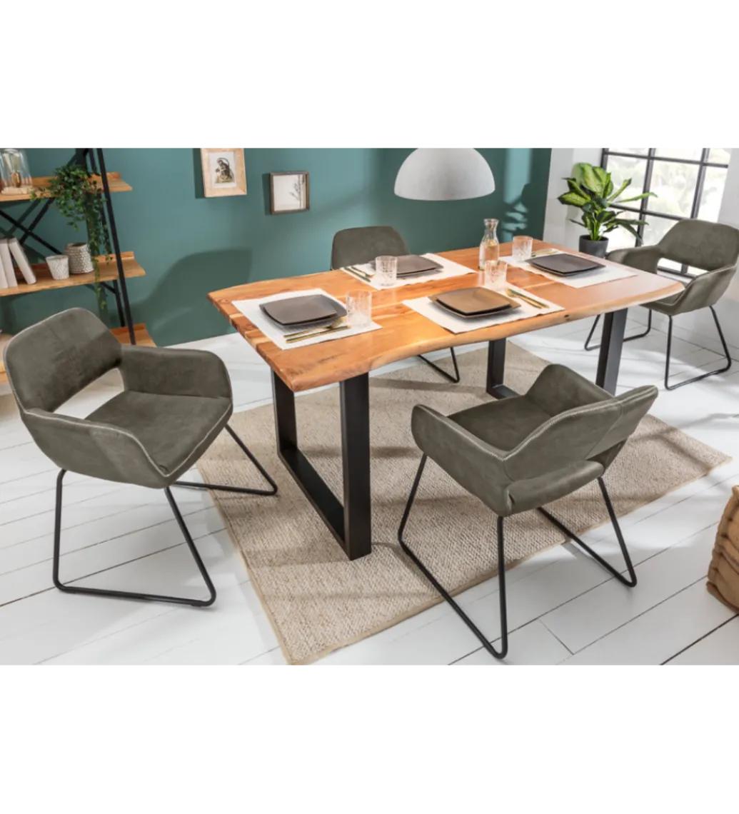 Krzesło MUSTANG w kolorze taupe*Invicta Interior Outlet