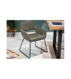 Krzesło MUSTANG w kolorze taupe*Invicta Interior Outlet