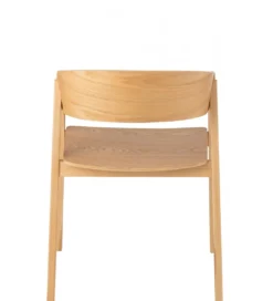 Krzesło NAGA 76,8 cm drewno jesion naturalne*J-Line