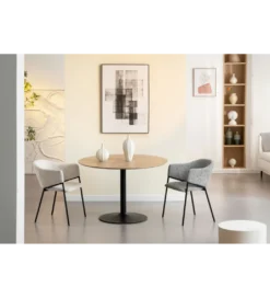 Krzesło NOBLESSE welwet beige czarne nogi*Invicta Interior - przedsprzedaż Clearance