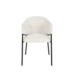 Krzesło NOBLESSE welwet beige czarne nogi*Invicta Interior - przedsprzedaż Clearance