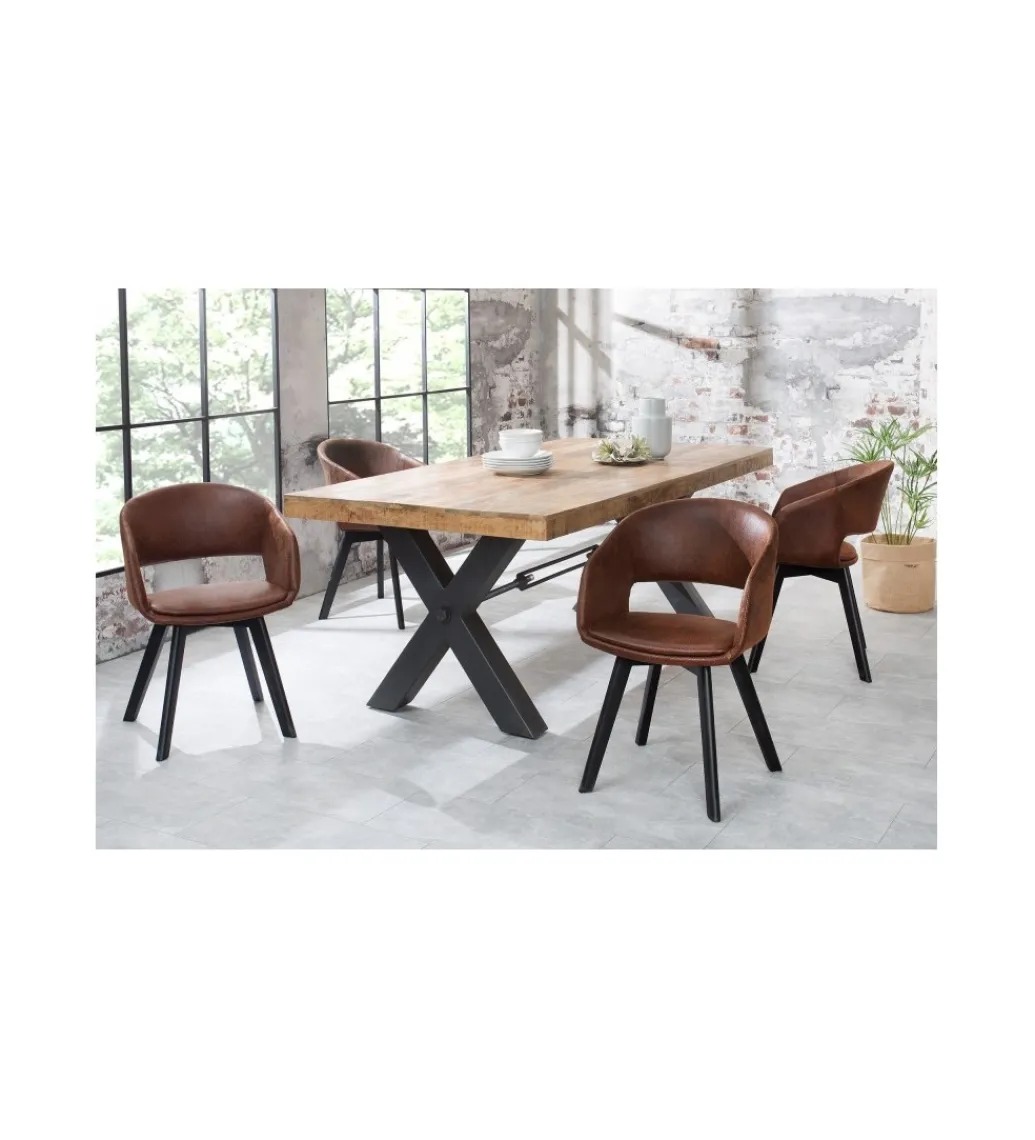 Krzesło Nordic Star antyczny brąz*Invicta Interior New