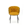 krzesło NORRA III musztardowe*Halmar New