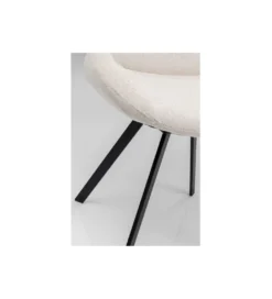 Krzesło obrotowe BARON 88 cm kremowe*KARE Online