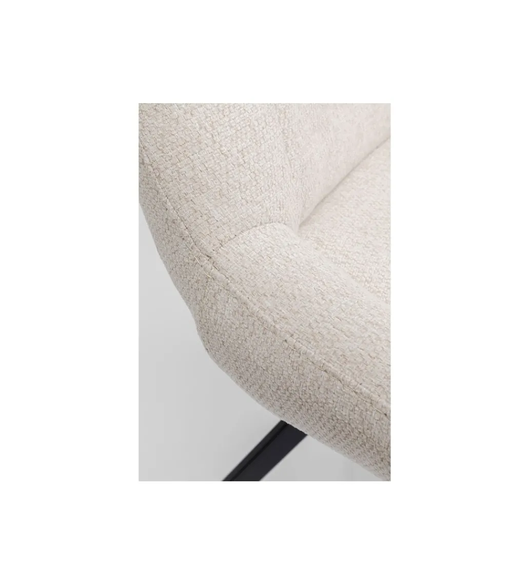 Krzesło obrotowe BARON 88 cm kremowe*KARE Online