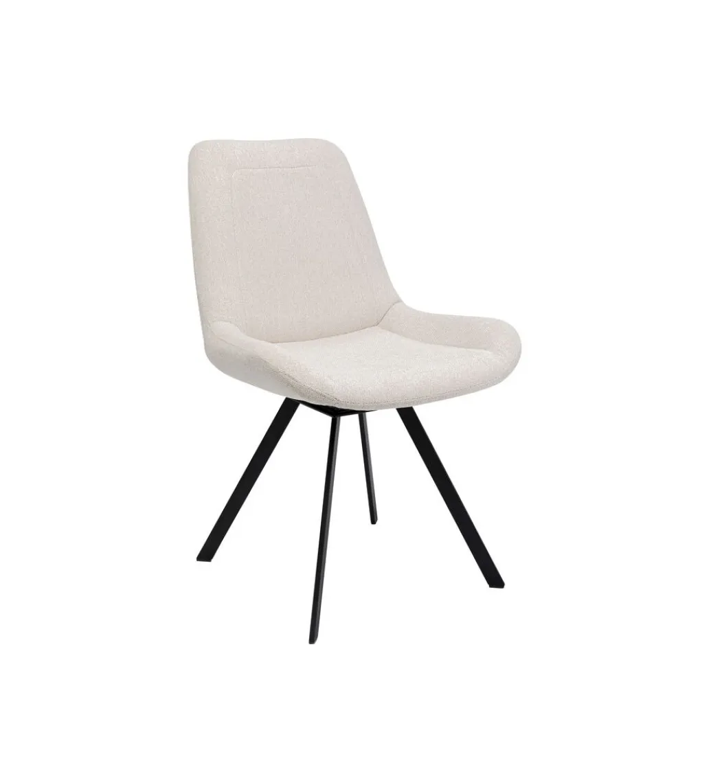 Krzesło obrotowe BARON 88 cm kremowe*KARE Online