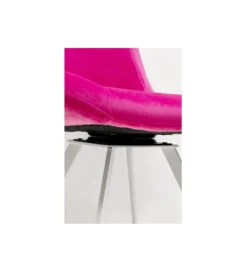 Krzesło obrotowe BARON 88 cm różowe*KARE