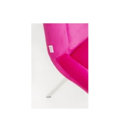 Krzesło obrotowe BARON 88 cm różowe*KARE