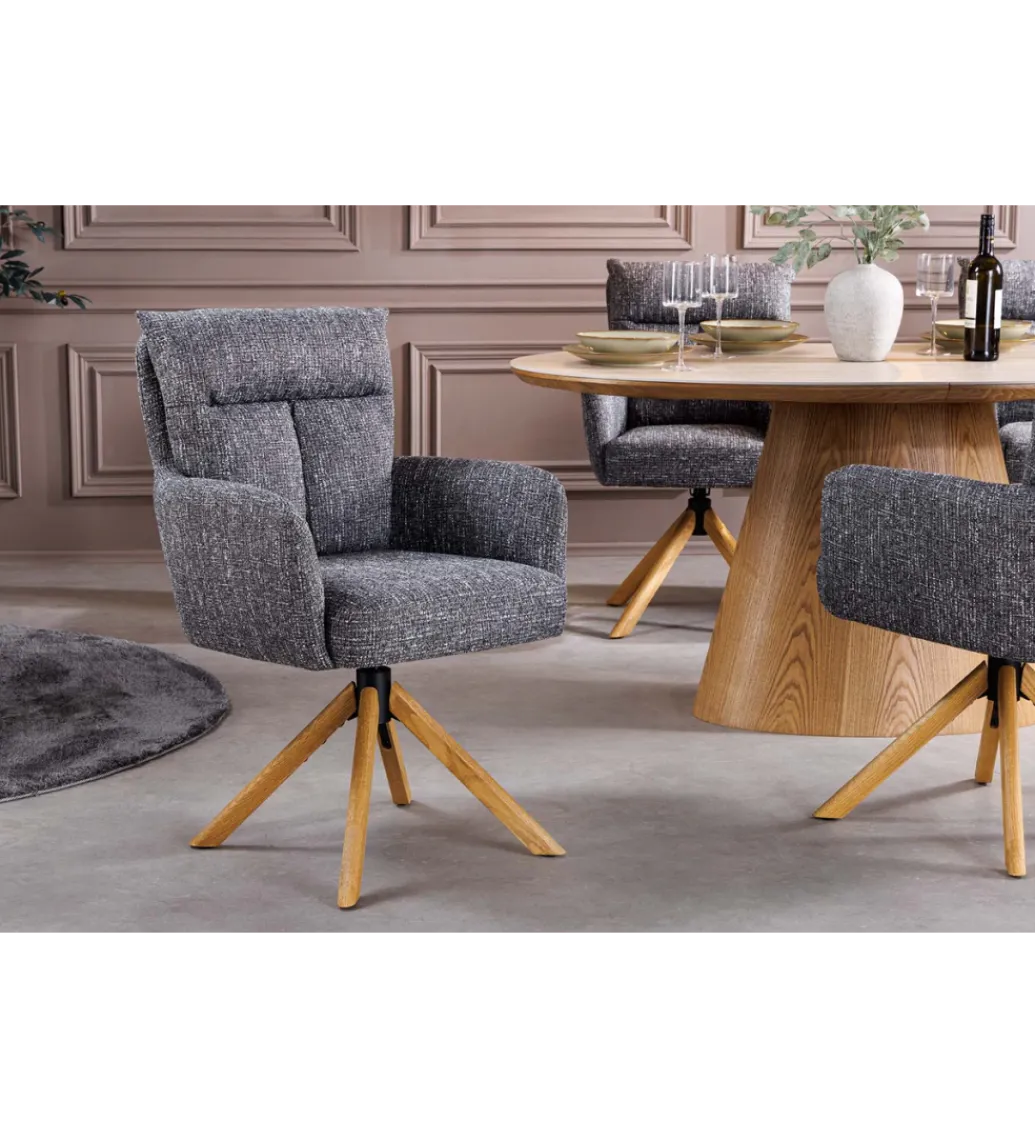 Krzesło obrotowe BIG GEORGE szary*Invicta Interior Discount