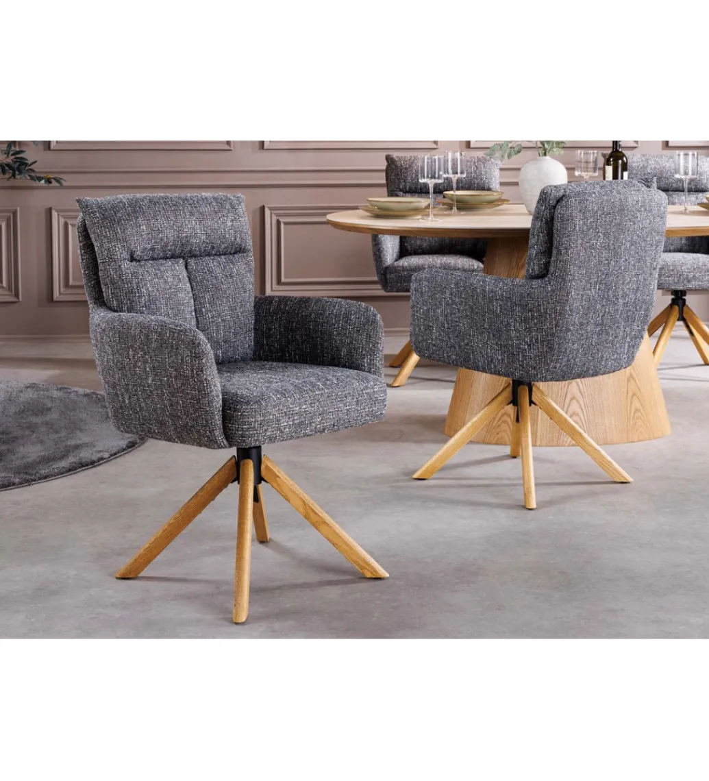 Krzesło obrotowe BIG GEORGE szary*Invicta Interior Discount