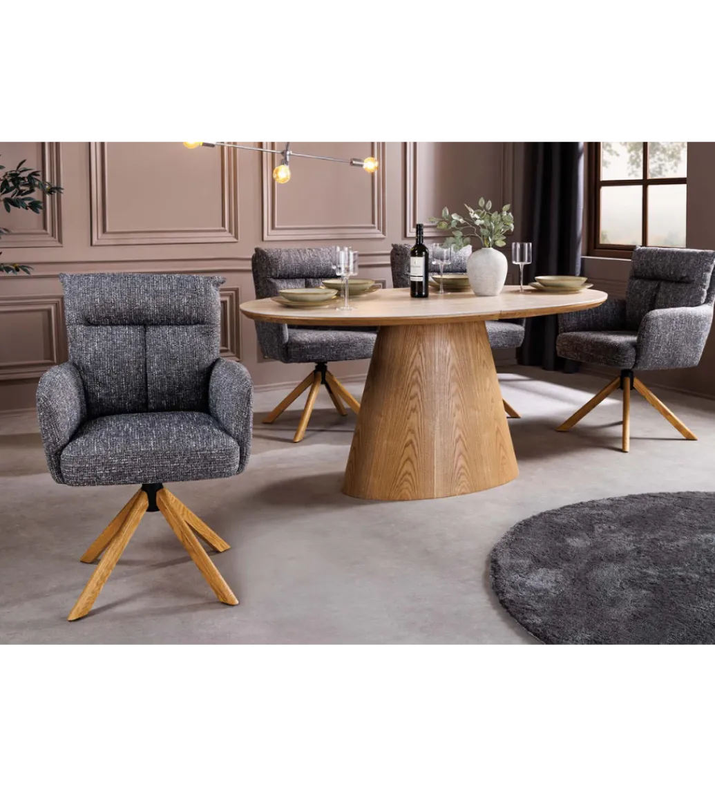 Krzesło obrotowe BIG GEORGE szary*Invicta Interior Discount