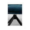 Krzesło obrotowe CARLITO MESH 82 cm niebieski*KARE Discount
