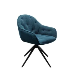 Krzesło obrotowe CARLITO MESH 82 cm niebieski*KARE Discount