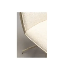 Krzesło obrotowe HILLA białe*KARE Outlet