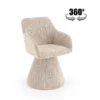 Krzesło obrotowe K603 85 cm beżowe*Halmar Hot