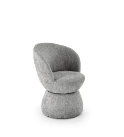 Krzesło obrotowe K581 82 cm popielate*Halmar New
