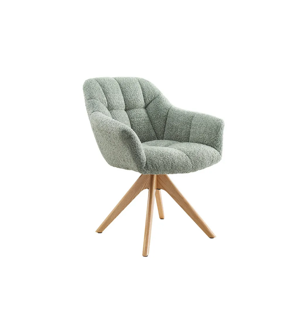 Krzesło obrotowe PAPILLON 83 cm 180 stopni zielone*Invicta Interior Sale