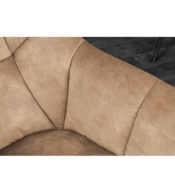 Krzesło obrotowe PAPILLON 83 cm 180 stopni champagne beżowe*Invicta Interior New