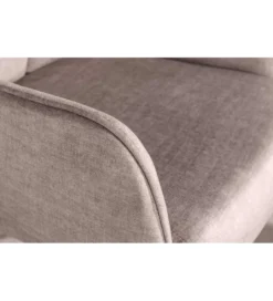 Krzesło obrotowe PROMETHEUS 88 cm 180 stopni welwet taupe*Invicta Interior Outlet